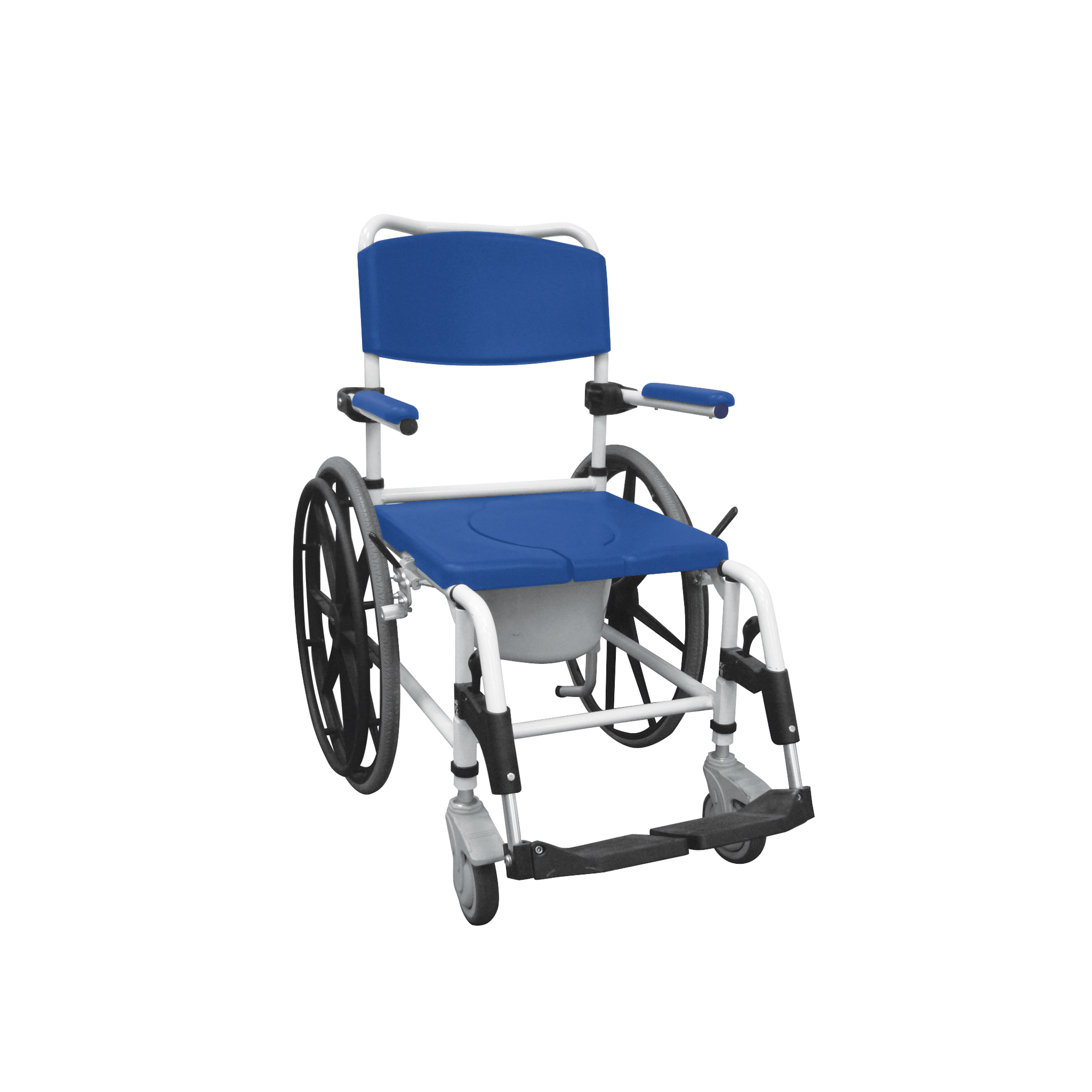Aluminum Shower Mobile Transport Chair - Med-Equip
